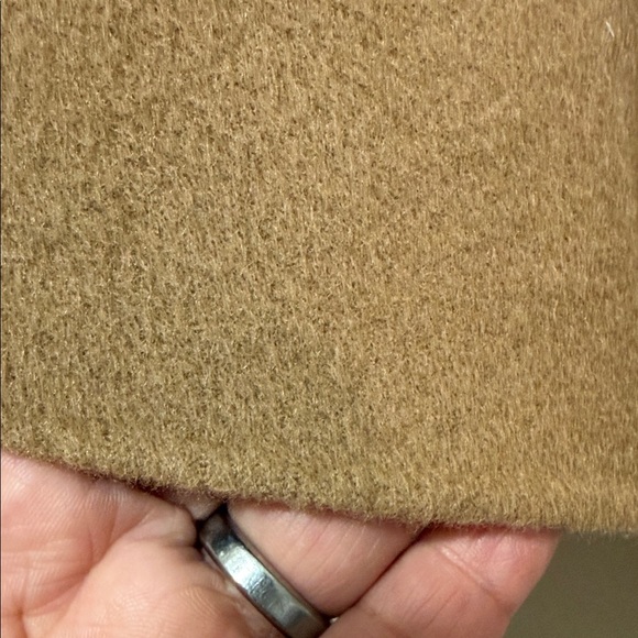 Talbots 90% Wool Women's Camel Open Front Blazer/Jacket, Size Large - Picture 9 of 9